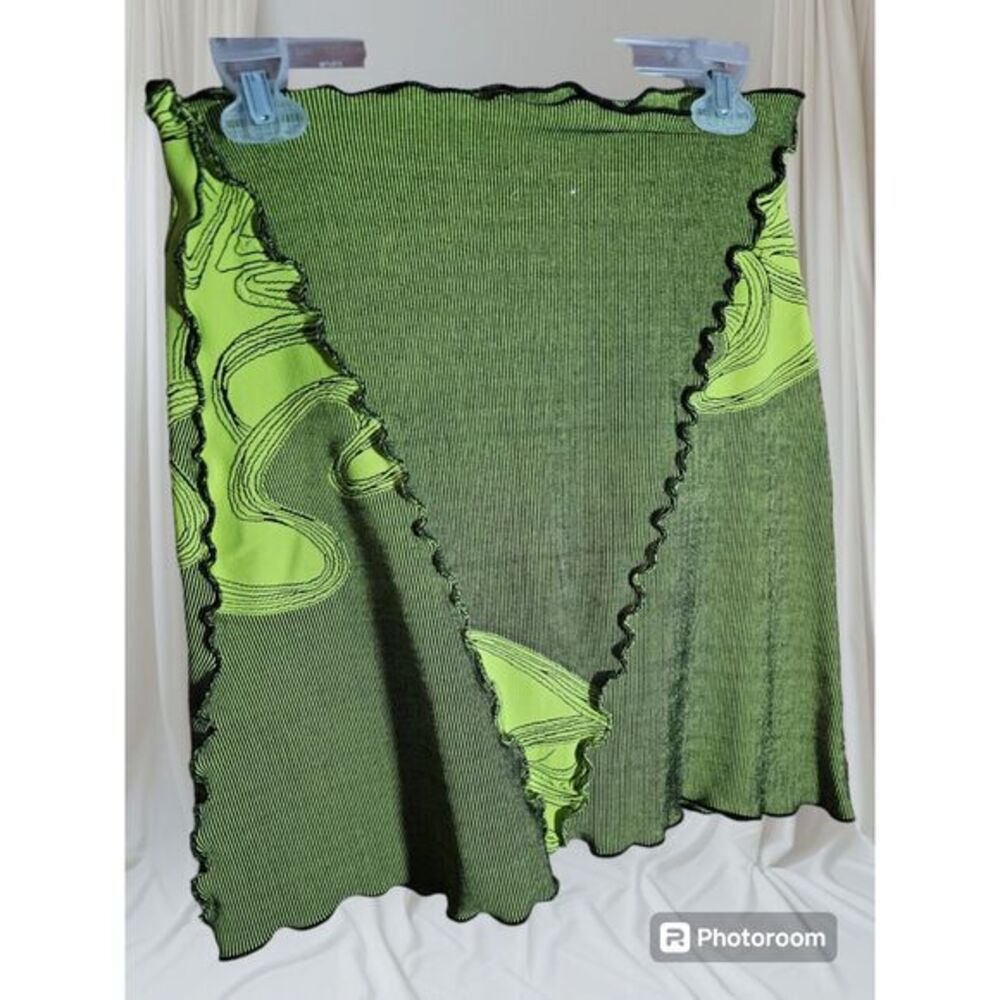 Haystacks‎ Skirt Neon Green/Black Size One Size  (OS 373)